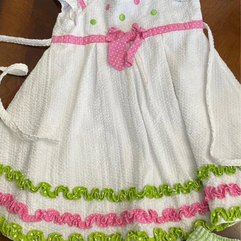 Lot of 3 baby girl dress size 24 months - Picture 2 of 9